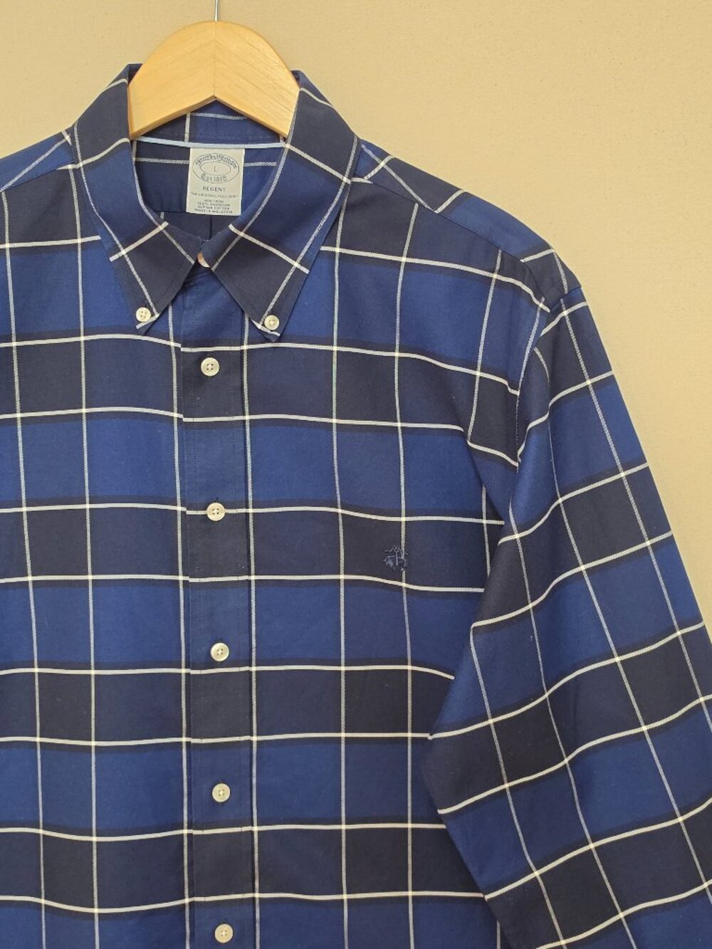 Brooks Brothers Non-Iron Regent Fit Button Down L